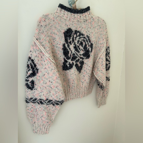 Urban Outfitters “Noelle” Embroidered Rose Knit Mock Neck Sweater 
Size: S
EUC - Picture 4 of 14